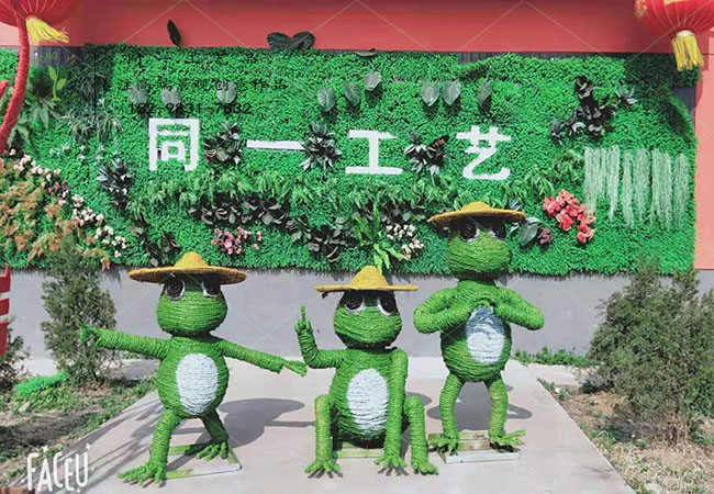 稻草工艺品稻田蛙造型