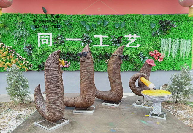 稻草工艺品草雕虫子