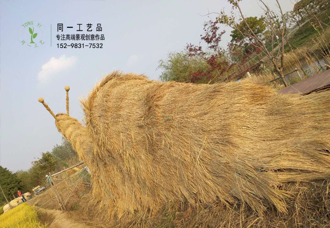 稻草工艺品草雕大型造型