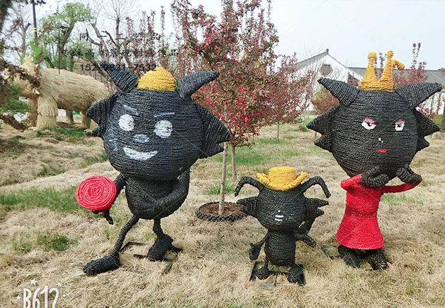 稻草工艺品海棠节