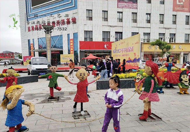 宁夏盐池客户稻草工艺品案例图6 宁夏盐池客户稻草工艺品案例图6