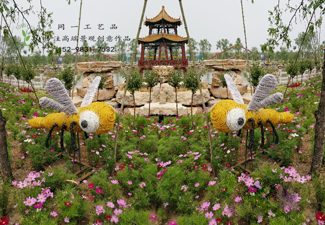 稻草工艺品昆虫系列蜻蜓