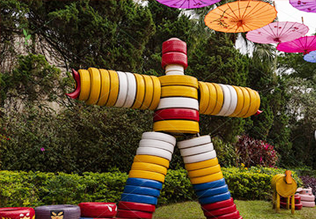 轮胎工艺品轮胎怪人