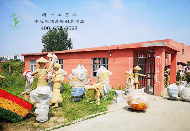 浙江建德稻草工艺品发货